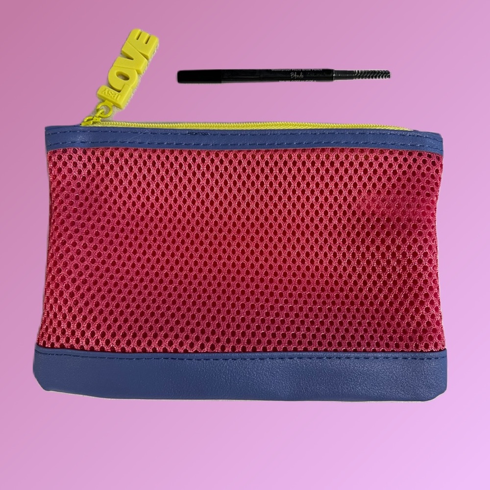 NIB IPSY LGBTQ+ makeup bag + Billion Dollar Brows Mini Micro Pencil